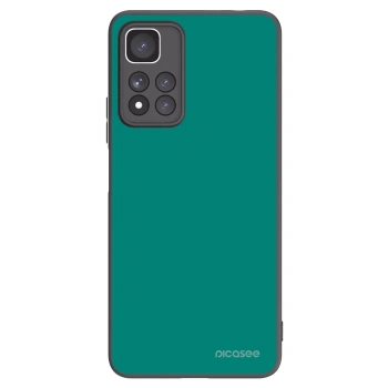 Picasee silikonowe czarne etui na Xiaomi Redmi Note 11 Pro+ 5G - Emerald Mist