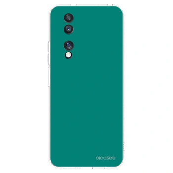 Picasee silikonowe przeźroczyste etui na Honor 70 - Emerald Mist