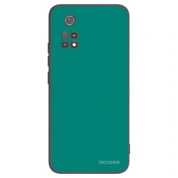 Picasee silikonowe czarne etui na Xiaomi Poco M4 Pro - Emerald Mist