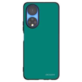 Picasee silikonowe czarne etui na Honor X7 - Emerald Mist