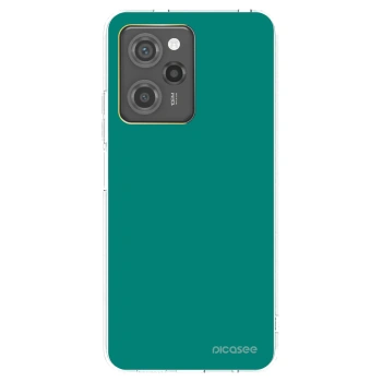 Picasee silikonowe przeźroczyste etui na Xiaomi Poco X5 Pro - Emerald Mist