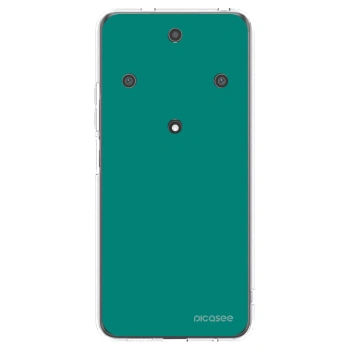 Picasee silikonowe przeźroczyste etui na Honor Magic5 Lite 5G - Emerald Mist