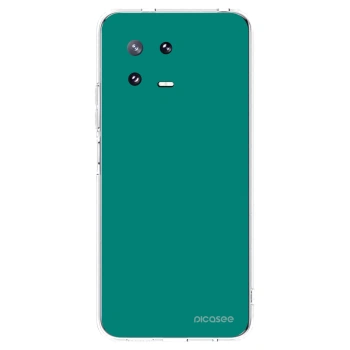 Picasee silikonowe przeźroczyste etui na Xiaomi 13 Pro - Emerald Mist