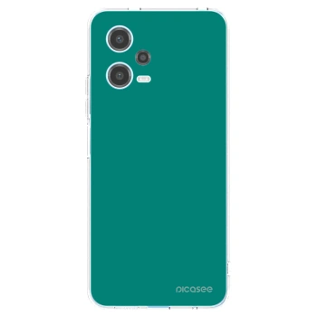 Picasee silikonowe przeźroczyste etui na Xiaomi Redmi Note 12 5G - Emerald Mist