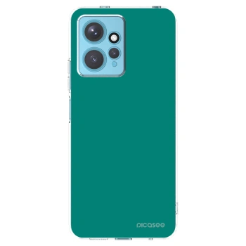 Picasee silikonowe przeźroczyste etui na Xiaomi Redmi Note 12 4G - Emerald Mist