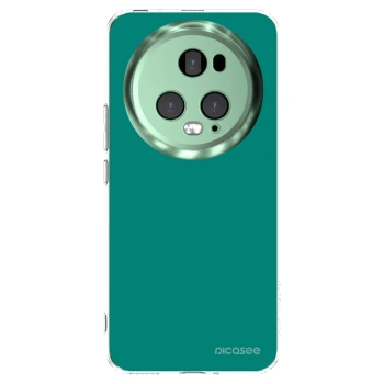 Picasee silikonowe przeźroczyste etui na Honor Magic5 Pro - Emerald Mist