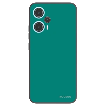 Picasee silikonowe czarne etui na Xiaomi Poco F5 - Emerald Mist