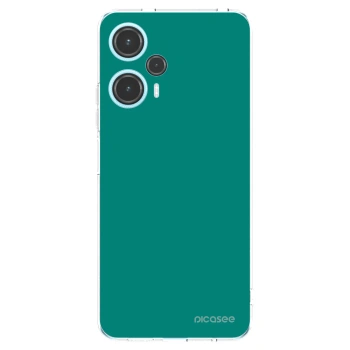 Picasee silikonowe przeźroczyste etui na Xiaomi Poco F5 - Emerald Mist