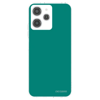Picasee silikonowe przeźroczyste etui na Xiaomi Redmi 12 4G - Emerald Mist