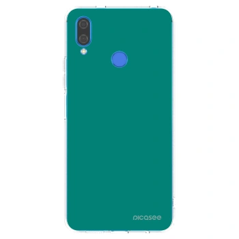 Picasee silikonowe przeźroczyste etui na Huawei Nova 3i - Emerald Mist