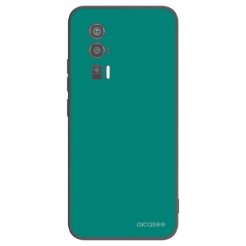 Picasee silikonowe czarne etui na Xiaomi Poco F5 Pro 5G - Emerald Mist