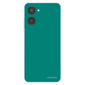 Picasee silikonowe przeźroczyste etui na Realme 10 4G - Emerald Mist
