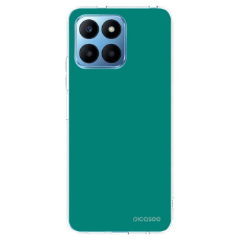Picasee silikonowe przeźroczyste etui na Honor 70 Lite - Emerald Mist