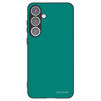 Picasee silikonowe czarne etui na Samsung Galaxy S24+ S926B 5G - Emerald Mist