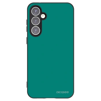 Picasee silikonowe czarne etui na Samsung Galaxy S23 FE S711B - Emerald Mist