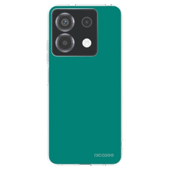 Picasee silikonowe przeźroczyste etui na Xiaomi Poco X6 - Emerald Mist