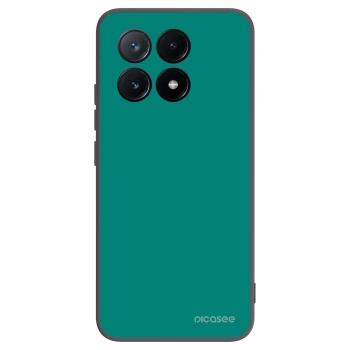 Picasee silikonowe czarne etui na Xiaomi Poco X6 Pro - Emerald Mist