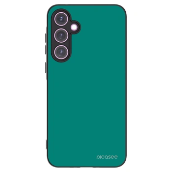 Picasee silikonowe czarne etui na Samsung Galaxy A35 5G A356B - Emerald Mist