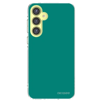 Picasee silikonowe przeźroczyste etui na Samsung Galaxy A35 5G A356B - Emerald Mist