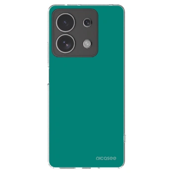 Picasee silikonowe przeźroczyste etui na Xiaomi Redmi Note 13 4G - Emerald Mist