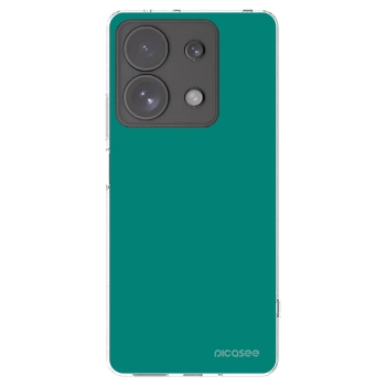 Picasee silikonowe przeźroczyste etui na Xiaomi Redmi Note 13 Pro 4G - Emerald Mist