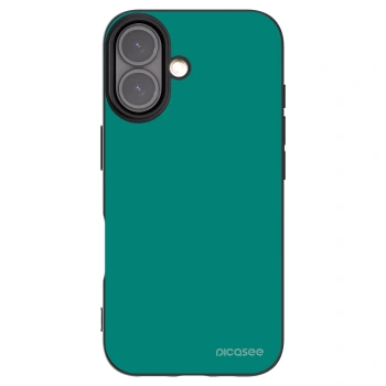 Picasee silikonowe czarne etui na Apple iPhone 16 - Emerald Mist