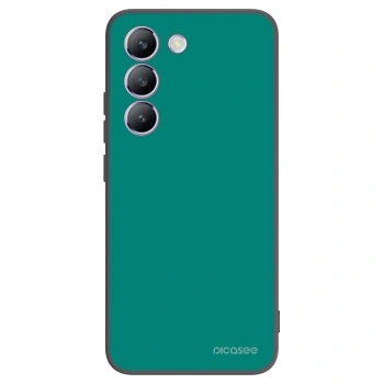 Picasee silikonowe czarne etui na Vivo V40 SE 5G - Emerald Mist
