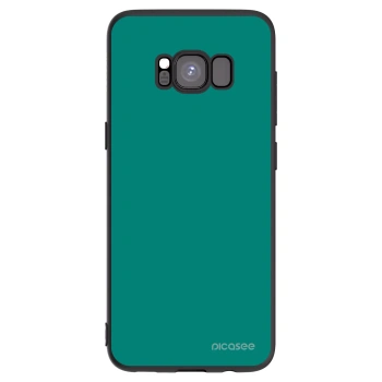 Picasee silikonowe czarne etui na Samsung Galaxy S8 G950F - Emerald Mist