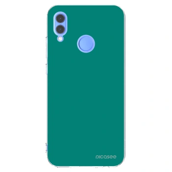 Picasee silikonowe przeźroczyste etui na Honor 10 Lite - Emerald Mist