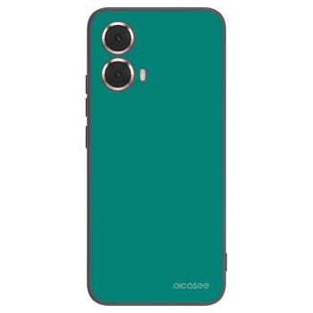 Picasee silikonowe czarne etui na Motorola Moto G85 - Emerald Mist