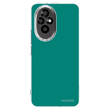 Picasee silikonowe przeźroczyste etui na Honor 200 Pro 5G - Emerald Mist