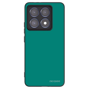 Picasee silikonowe czarne etui na Xiaomi 14T Pro - Emerald Mist