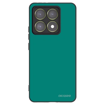 Picasee silikonowe czarne etui na Xiaomi 14T - Emerald Mist