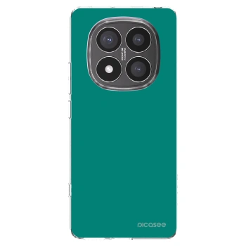 Picasee silikonowe przeźroczyste etui na Xiaomi Redmi Note 14 Pro+ 5G - Emerald Mist