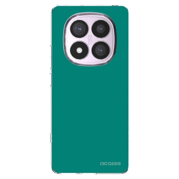 Picasee silikonowe przeźroczyste etui na Xiaomi Redmi Note 14 Pro 5G - Emerald Mist
