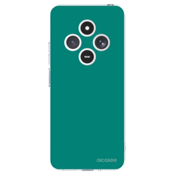 Picasee silikonowe przeźroczyste etui na Xiaomi Redmi 14C - Emerald Mist