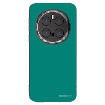 Picasee silikonowe przeźroczyste etui na Honor Magic7 Pro 5G - Emerald Mist