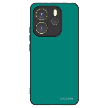 Picasee silikonowe czarne etui na Xiaomi Redmi Note 14 4G - Emerald Mist