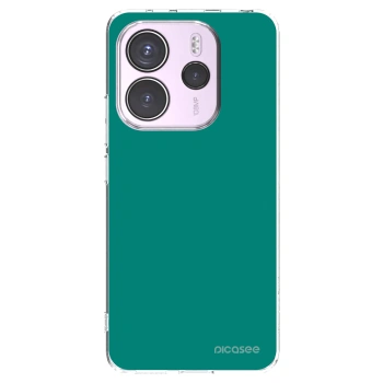Picasee silikonowe przeźroczyste etui na Xiaomi Redmi Note 14 4G - Emerald Mist