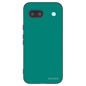 Picasee silikonowe czarne etui na Google Pixel 8a - Emerald Mist
