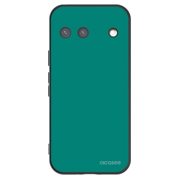 Picasee silikonowe czarne etui na Google Pixel 9 - Emerald Mist
