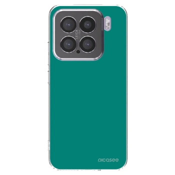 Picasee silikonowe przeźroczyste etui na Xiaomi 15 - Emerald Mist