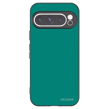 Picasee silikonowe czarne etui na Google Pixel 9 Pro - Emerald Mist