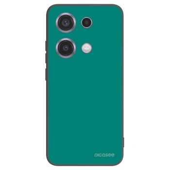 Picasee silikonowe czarne etui na Xiaomi Redmi Note 14S - Emerald Mist