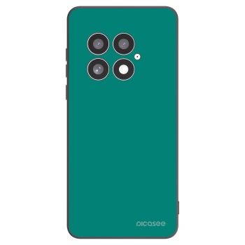 Picasee silikonowe czarne etui na OnePlus 13 5G - Emerald Mist