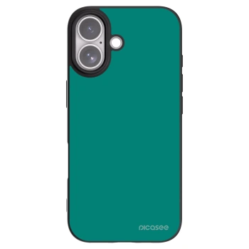 Picasee silikonowe czarne etui na Apple iPhone 17 - Emerald Mist