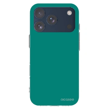 Picasee silikonowe przeźroczyste etui na Apple iPhone 17 Pro - Emerald Mist