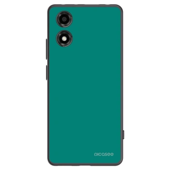 Picasee silikonowe czarne etui na Motorola Moto E14 - Emerald Mist