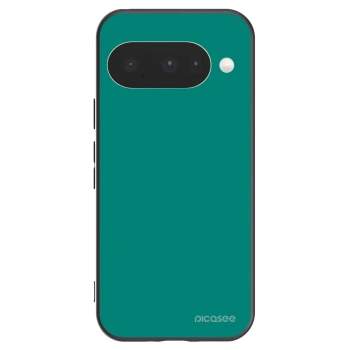 Picasee silikonowe czarne etui na Google Pixel 10 - Emerald Mist