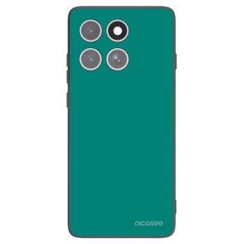 Picasee silikonowe czarne etui na Motorola Edge 60 Fusion - Emerald Mist